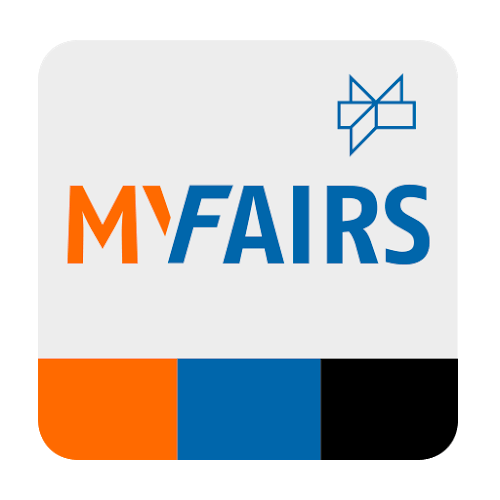 Das Icon der App zeigt den Schriftzug MyFairs